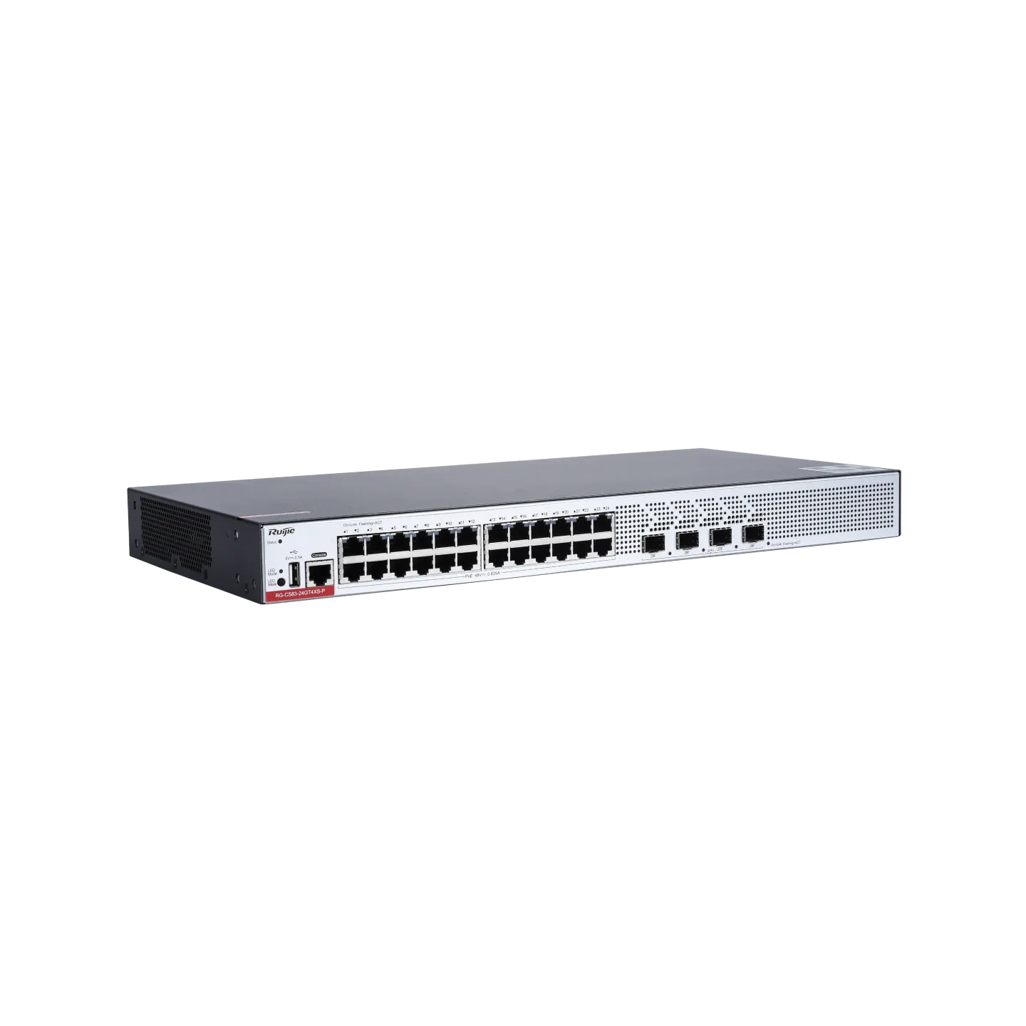 RG-CS83-24GT4XS-P L3 Managed Switch, 24 x Gigabit (PoE+), 4 x 10G SFP+ - Gambar 4