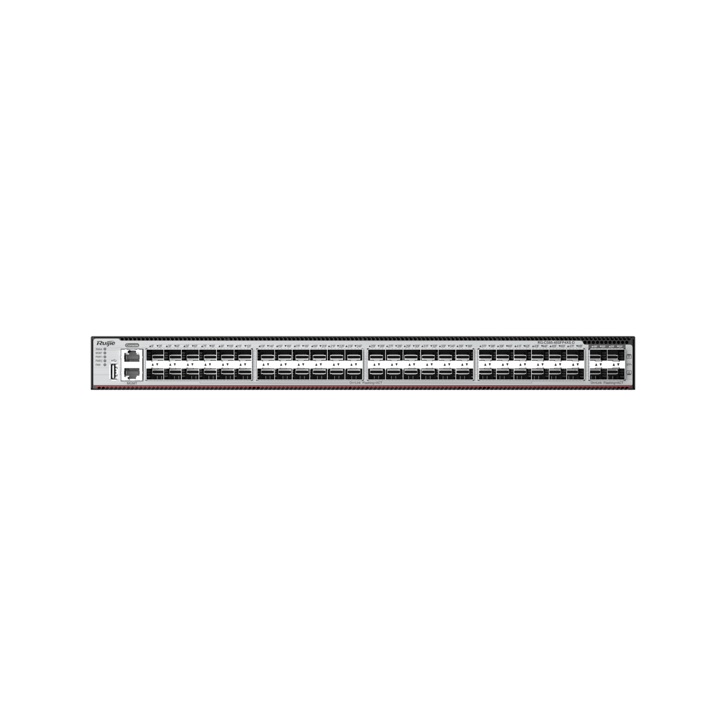 RG-CS85-48SFP4XS-D L3 Managed Switch, 48 x 100/1000M SFP Ports, 4 x 1G/10G SFP+ Ports - Gambar 4