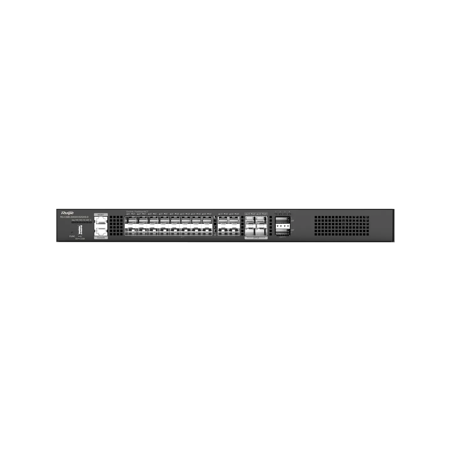 RG-CS86-20XS4VS2QXS-D L3 Managed Switch, 20 x 10G, 4 x 25G, 2 x 40G Ports - Gambar 5