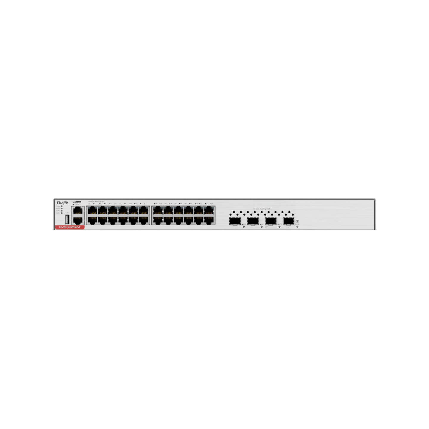 RG-S5310-24GT4XS-E L3 Managed Switch, 24 x 10/100/1000BASE-T Ports, 4 x 1G/10G SFP+ Ports - Gambar 5