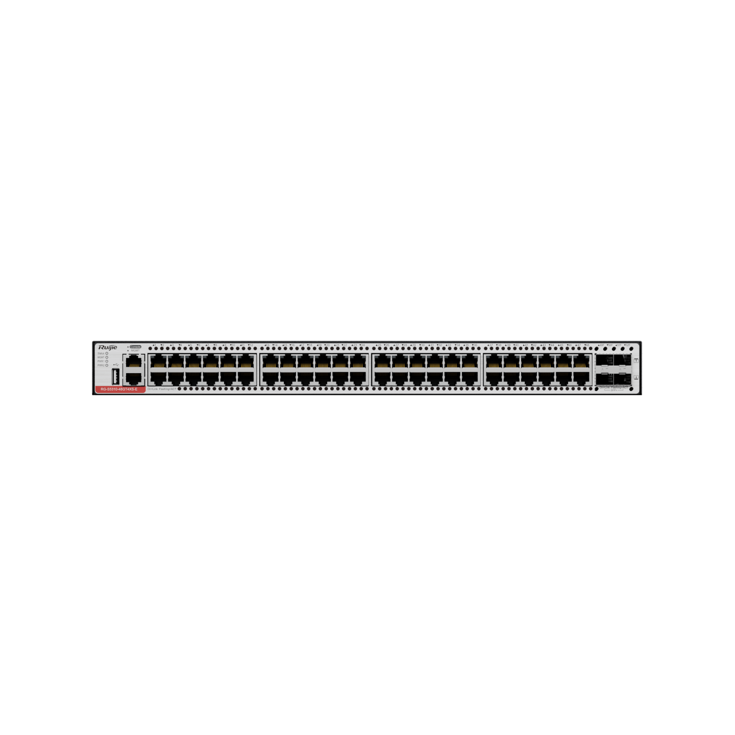RG-S5310-48GT4XS-E L3 Managed Switch, 48 x 10/100/1000BASE-T Ports, 4 x 1G/10G SFP+ Ports - Gambar 6