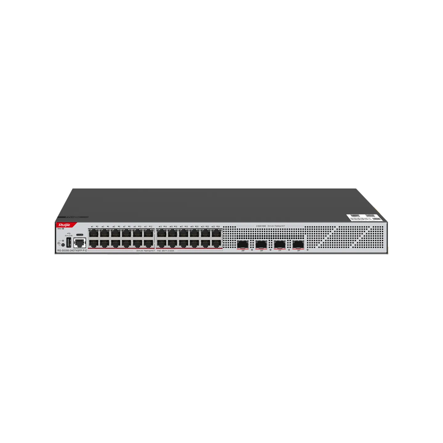 RG-S5350-24GT4SFP-P-E L3 Managed Switch, 24 x Gigabit (PoE+), 4 x SFP