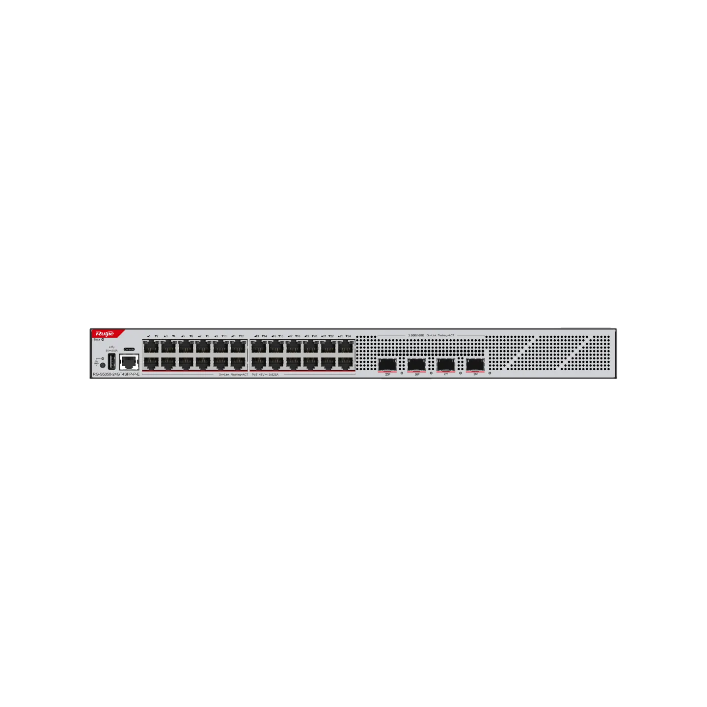 RG-S5350-24GT4SFP-P-E L3 Managed Switch, 24 x Gigabit (PoE+), 4 x SFP - Gambar 3