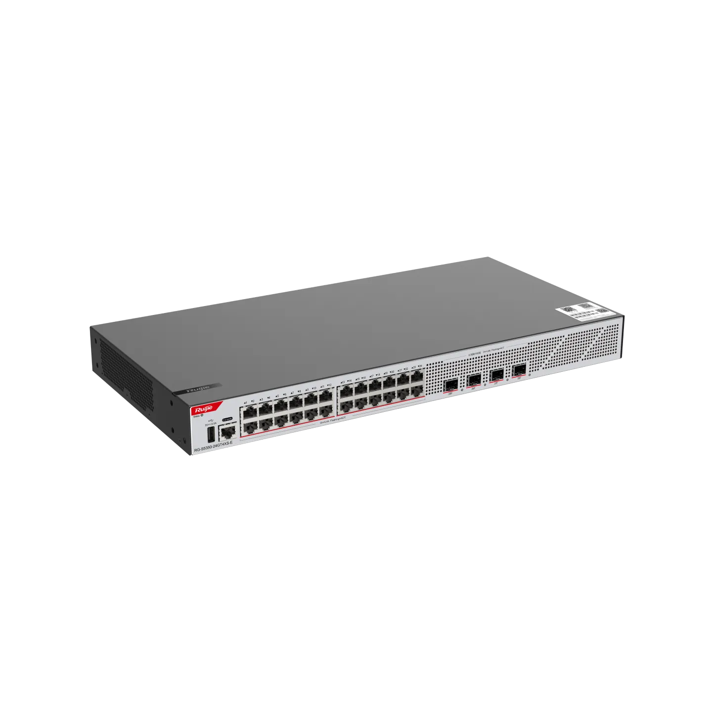 RG-S5350-24GT4XS-E L3 Managed Switch, 24 x Gigabit, 4 x 10G SFP+ - Gambar 2