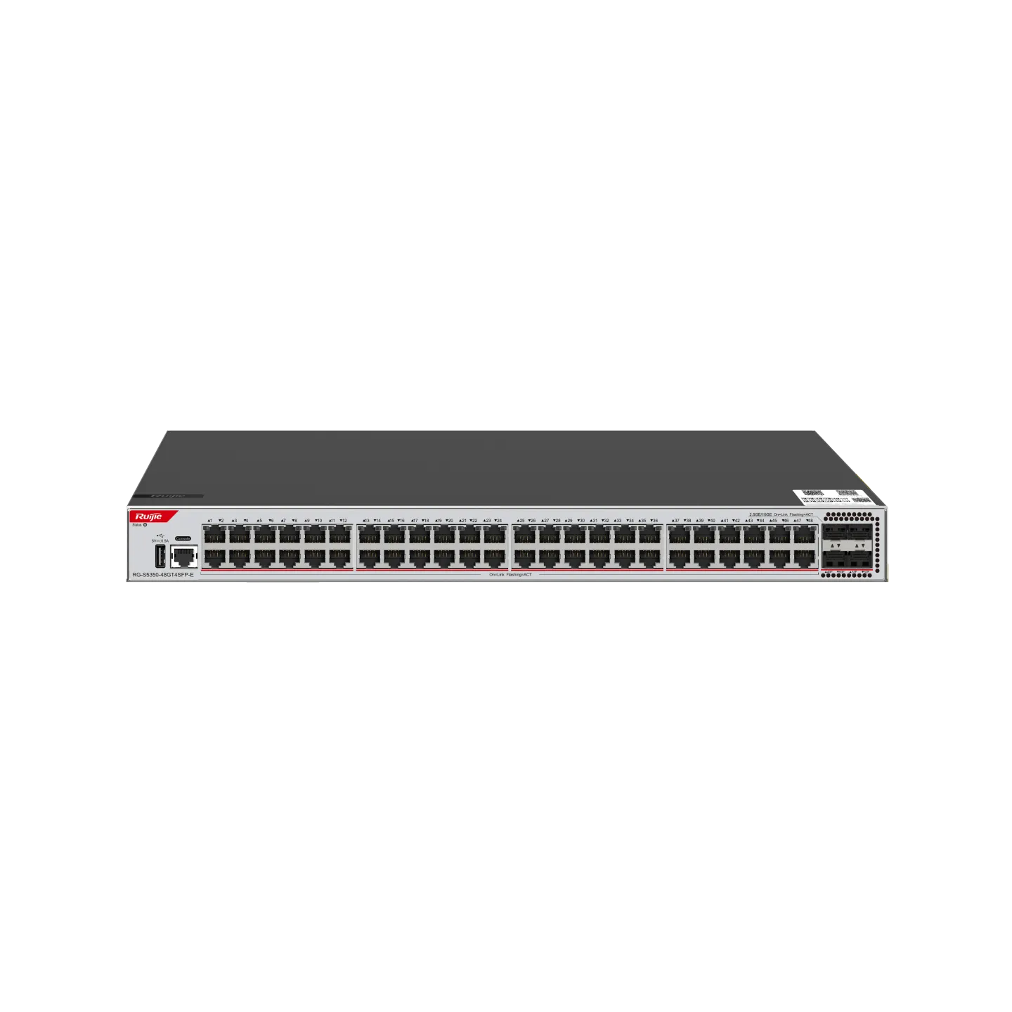 RG-S5350-48GT4SFP-E L3 Managed Switch, 48 x Gigabit, 4 x SFP Ports