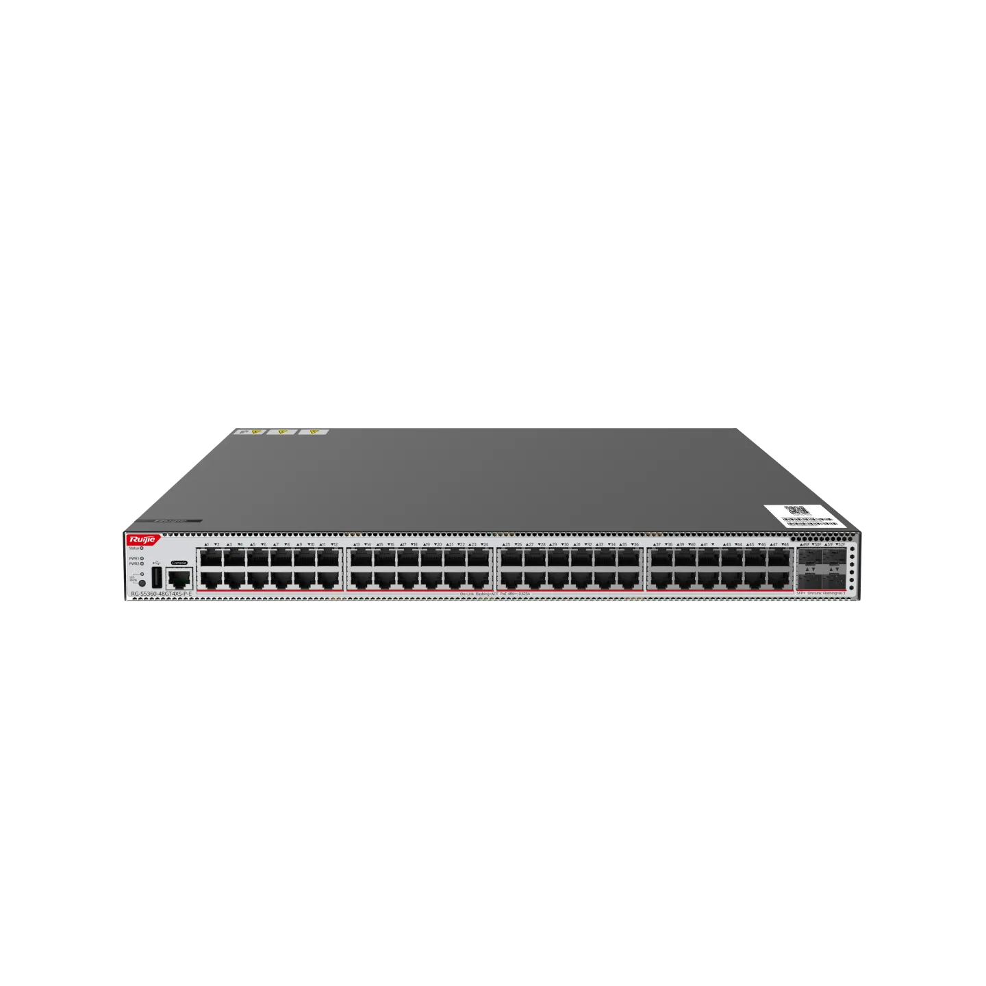 RG-S5360-48GT4XS-P-E L3 Managed Switch, 48 x Gigabit (PoE+)