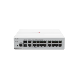 RG-SF2920-16GT2MG2XS-P L2 Smart Managed Switch, 16 x Gigabit Ports (PoE+), 2 x 2.5G Ports, 2 x 10G SFP+ Ports